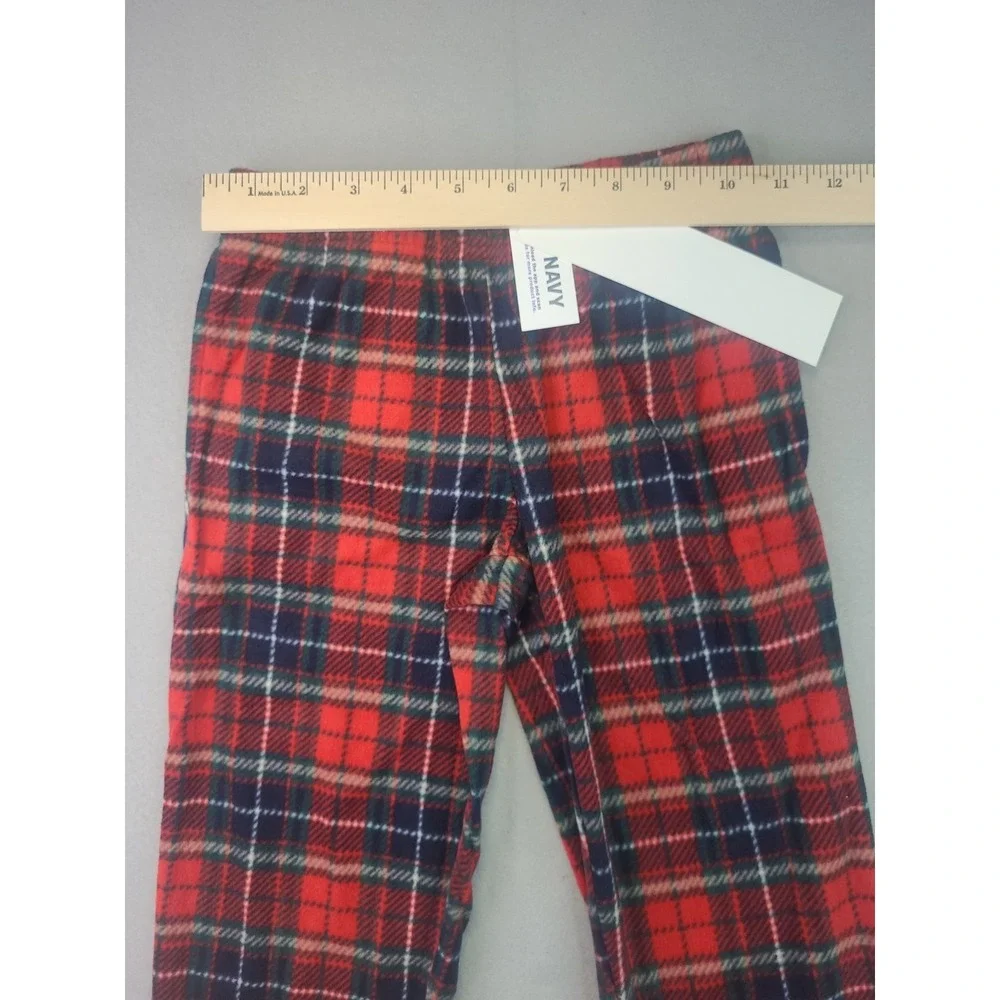 Old Navy Unisex Youth Medium Sz 6-7 Plaid Flannel Pocketed Pajama Pants NWT‎